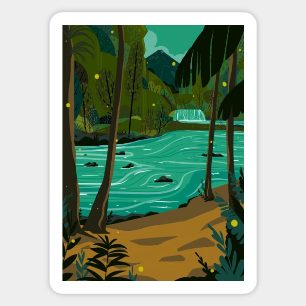 La Fortuna, Costa Rica Sticker by jamesboast